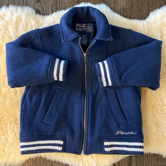 The Children's Place Other - Children’s Place Wool Varsity Bomber Jacket Size Small (5/6)